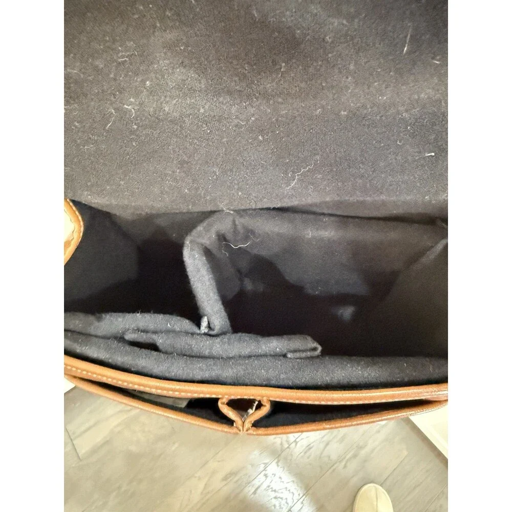 PU Leather Waterproof Vintage DSLR Camera Shoulder Bag Messenger Bag Partition